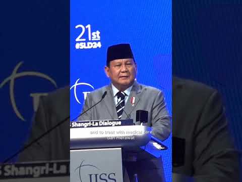 Pak Prabowo Angkat Bicara Terkait Tragedi di Rafah - IISS Shangri La 2024